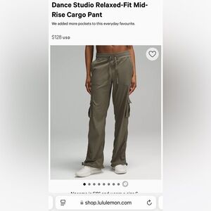 Olive Cargo Pants for Women